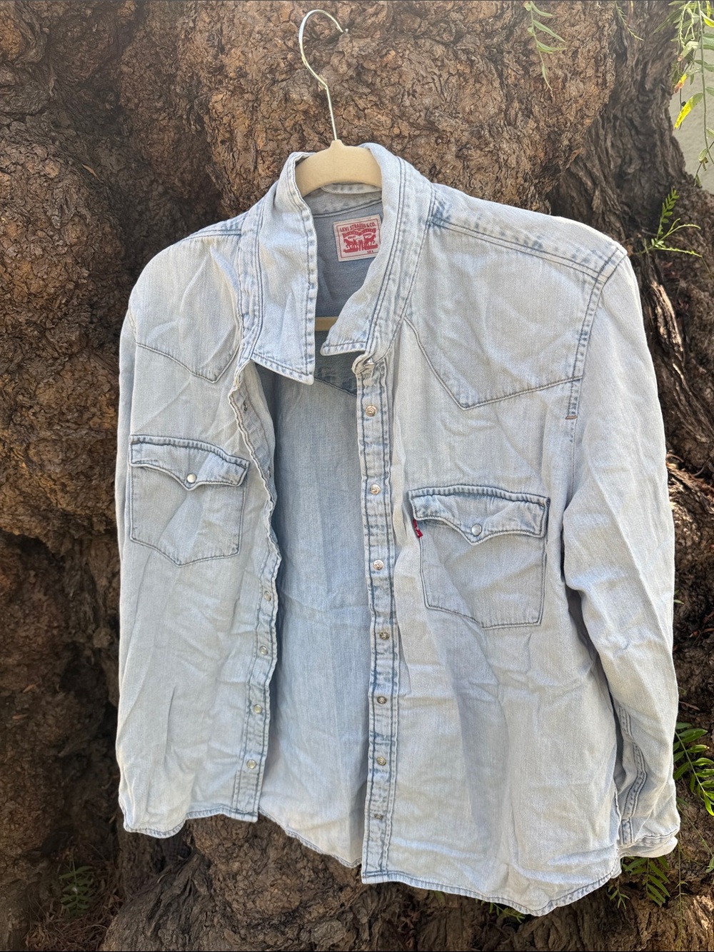 Levi's Light Blue Denim Shirt Jacket